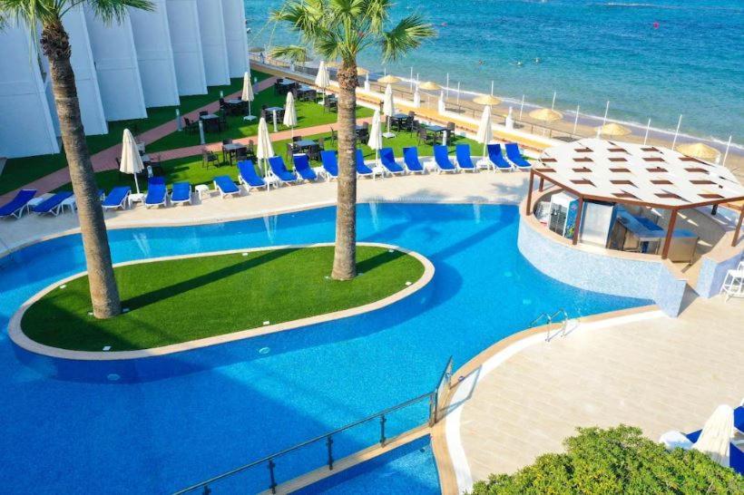 Mimoza Beachfront Hotel & Restaurant Famagusta (Northern Cyprus) Buitenkant foto